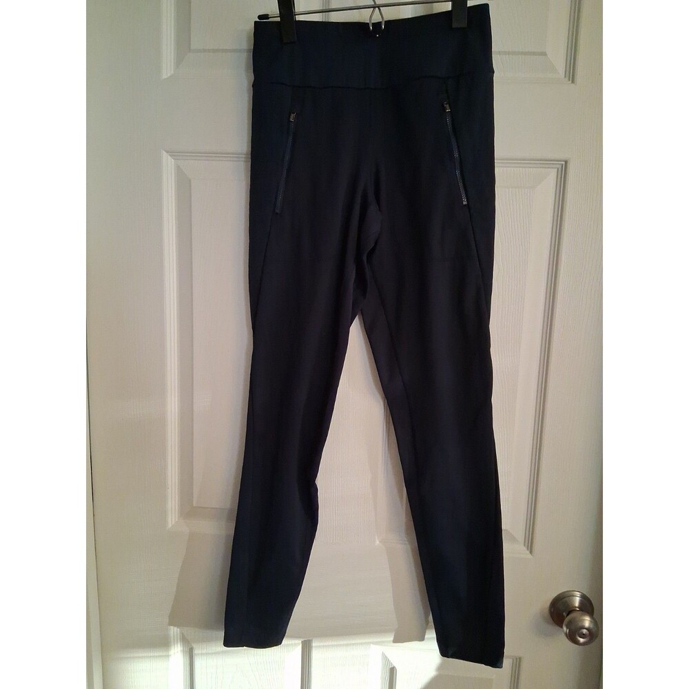 Athleta Peak Hybrid Fleece Tight Leggings Navy XS Cold Weather Training EXC